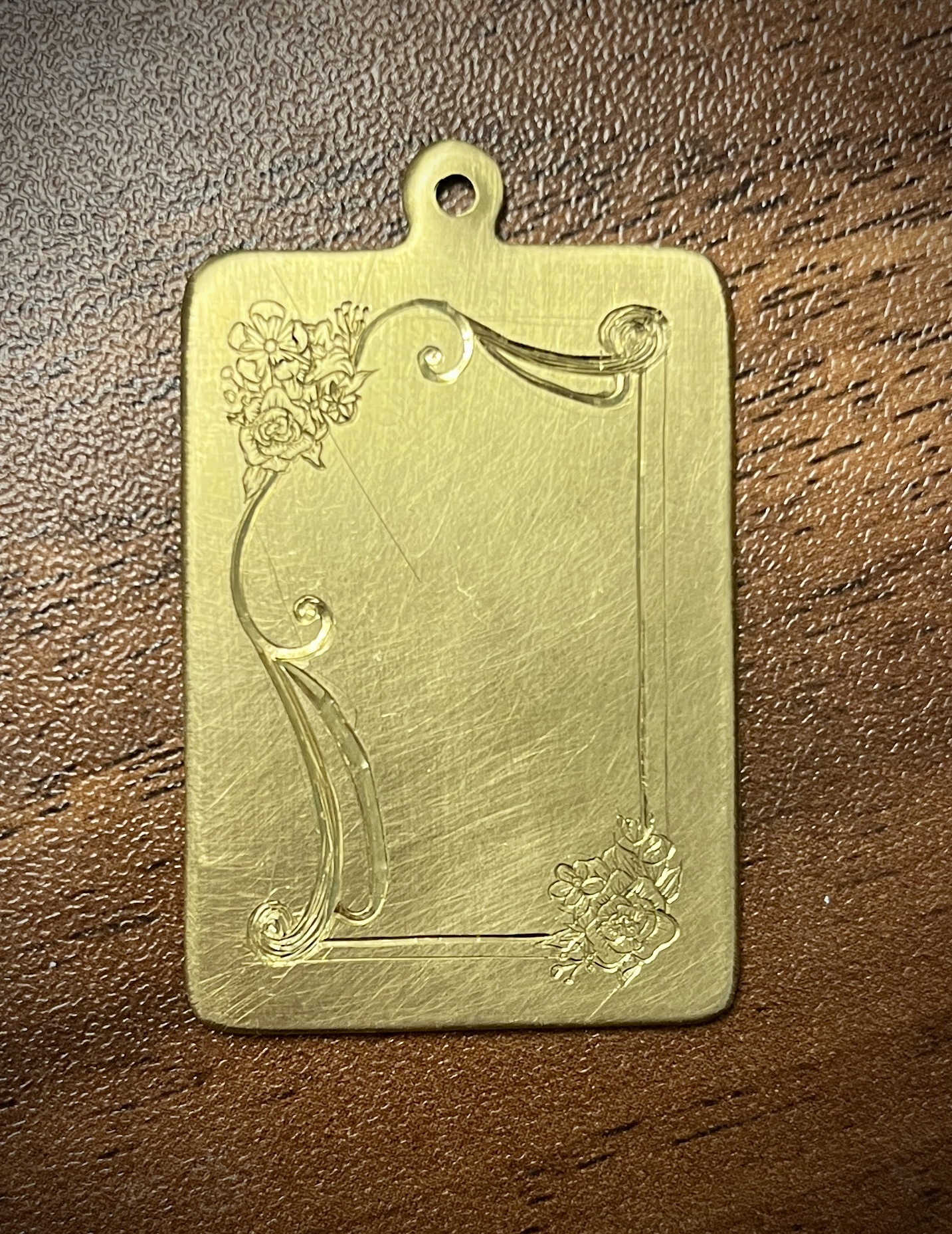 Floral and Scroll Pendant